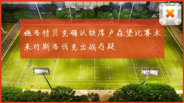 施洛特贝克确认缺席卢森堡比赛未来对斯洛伐克出战存疑